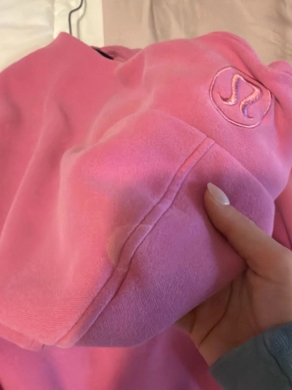Small lululemon athletica Pink Half-Zip Sweatshirt